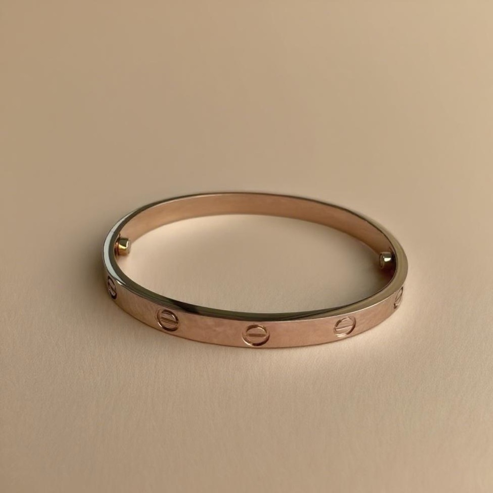 Cartier 18K Rose Gold Love Bracelet
